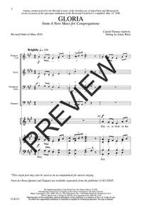 Carroll Thomas Andrews: Gloria from A New Mass for Congregations