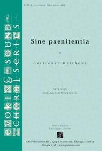 Cortlandt Matthews: Sine paenitentia