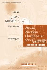 Wayne Bucknor: Great and Marvelous