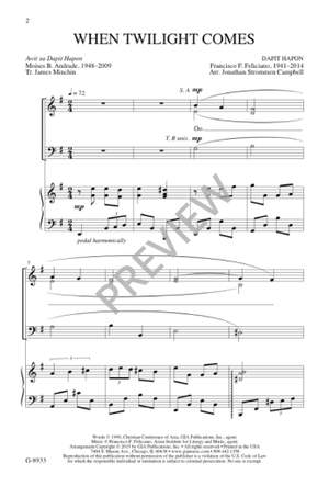 Francisco F. Feliciano: When Twilight Comes