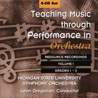 Leon Gregorian: Teaching Music through perf. in Orchestra, Vol. 1