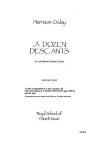 Harrison Oxley: A Dozen Descants - descant line only