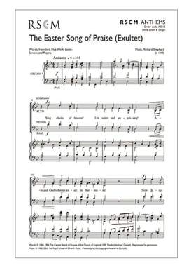 Richard Shephard: The Easter Song of Praise (Exultet)