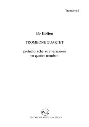 Bo Holten: Trombone Quartet
