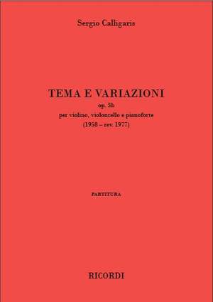 Sergio Calligaris: Tema e variazioni op. 5b