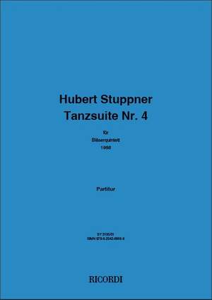 Hubert Stuppner: Tanzsuite Nr. 4
