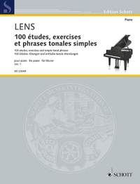 Lens, N: 100 études, Exercices Et Phrases Tonales Simples Vol. 1