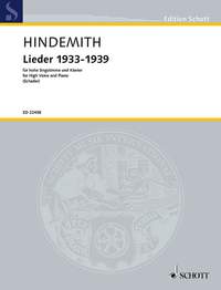 Hindemith, P: Lieder 1933-1939