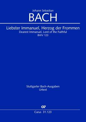 Bach, JS: Liebster Immanuel, Herzog der Frommen
