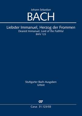Bach, JS: Liebster Immanuel, Herzog der Frommen