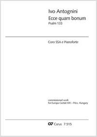 Antognini: Ecce quam bonum (Ps.133)