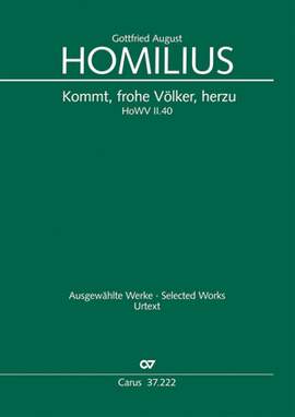 Homilius: Kommt, frohe Völker, herzu