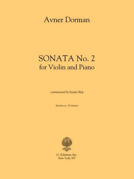 Avner Dorman: Sonata No. 2
