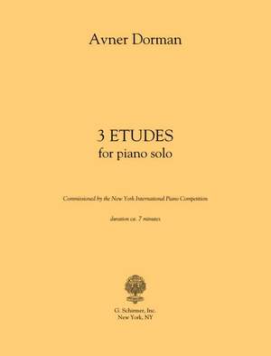 Avner Dorman: Three Etudes