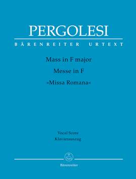 Pergolesi, Giovanni Battista: Mass in F major "Missa Romana"