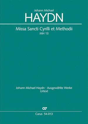 Haydn, M: Missa Sancti Cyrilli et Methodii