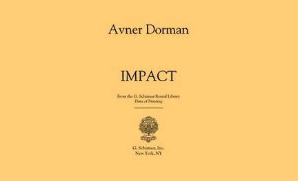 Avner Dorman: Impact