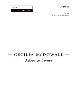 McDowall, Cecilia: Adoro te devote