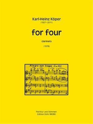 Koeper, K: for four