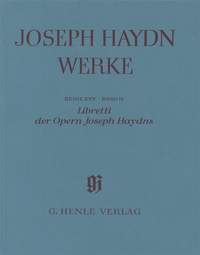Haydn, F J: Opernlibretti in Faksimile Reihe XXV Band 14