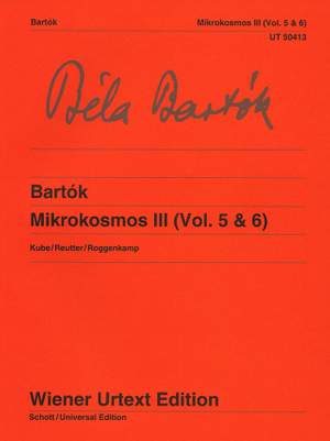 Bartok, B: Mikrokosmos Band 3 (Vol. 5 & 6)