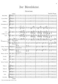 Wagner, Siegfried: Der Bärenhäuter – Overture