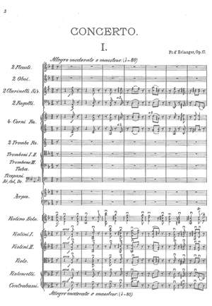 Erlanger, Frédéric Alfred: Violin Concerto in D minor, Op. 17