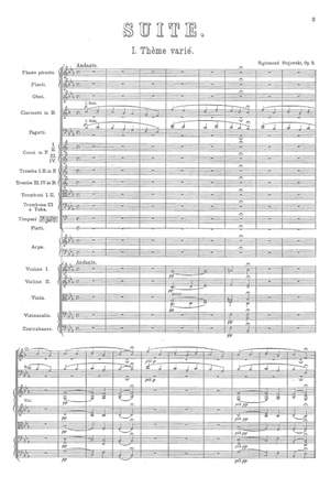 Stojowski, Sigismund: Suite in E flat for grand orchestra Op. 9