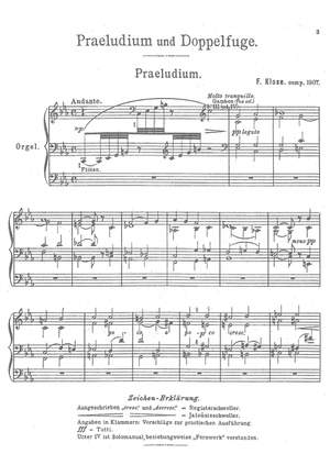 Klose, Friedrich: Prelude and Fugue for organ, 4 trumpets, and 4 trombones