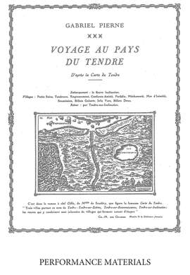 Pierné, Gabriel: Voyage au Pays du tendre