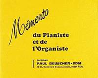 Spiers: Mémento de l'organiste