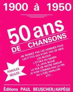 50 ans de chansons