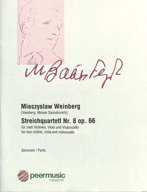 Mieczyslaw Weinberg: String Quartet No. 8