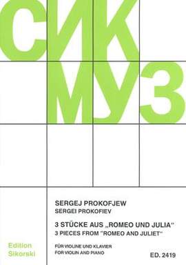 Sergei Prokofiev: 3 Pieces from Romeo and Juliet