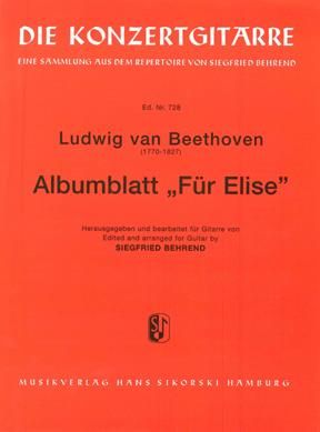 Ludwig van Beethoven: Fur Elise (Behrend)