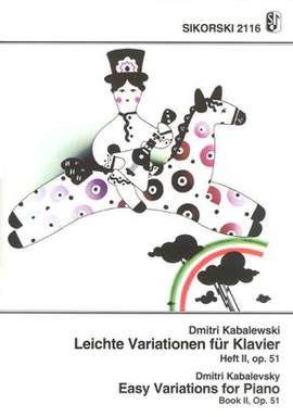 Kabalevsky, D: Leichte Variationen für Klavier