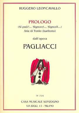 Ruggero Leoncavallo: Pagliacci: Uscita Di Tonio (Prologo)