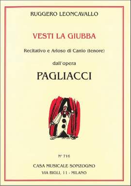 Ruggero Leoncavallo: Pagliacci Vesti La Giubba (T)