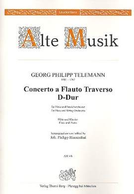Georg Philipp Telemann: Concerto a Flauto Traverso D-Dur TWV 51:D3