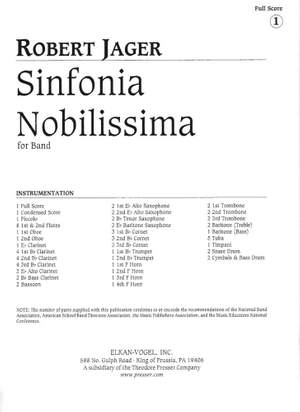 Robert E. Jager: Sinfonia Nobilissima