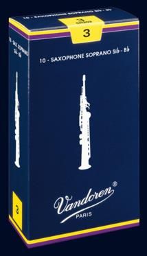 Vandoren Soprano Sax Reeds 2.5 Traditional (10 BOX)
