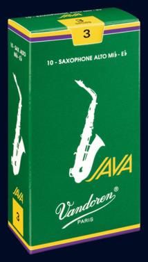 Vandoren Alto Sax Reeds 3 Java (10 BOX)