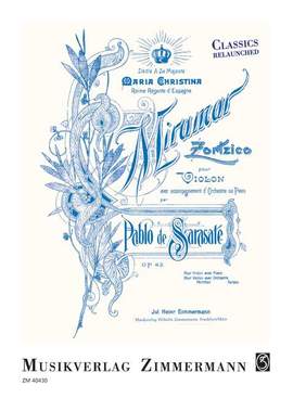 Pablo de Sarasate: Zortzico Miramar