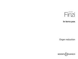 Finzi: In terra pax op. 39