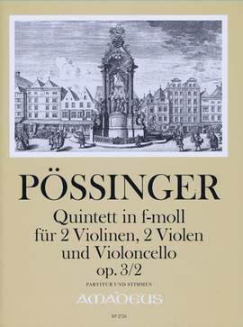 Poessinger, F A: Quintet F minor op. 3/2