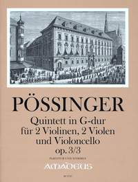 Poessinger, F A: Quintet op. 3/3
