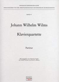 Wilms, J W: Klavierquartette Vol. 41
