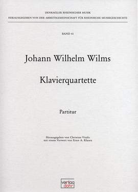Wilms, J W: Klavierquartette Vol. 41