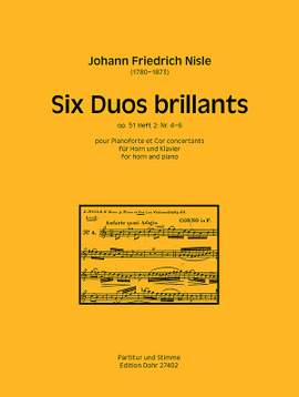 Nisle, J F: Six Duos Brillants Heft 2 Op.51 Vol. 2