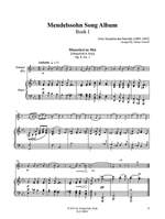Mendelssohn Bartholdy, F: Mendelssohn Song Album Band 1 Product Image